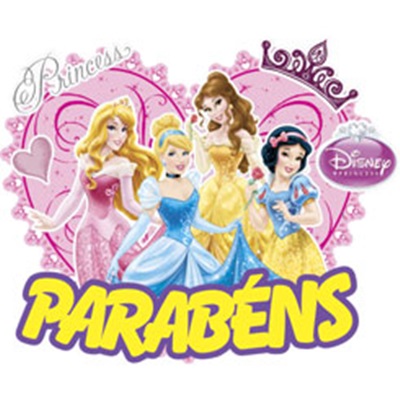 Painel Parabns Princesas Elegantes - Piffer